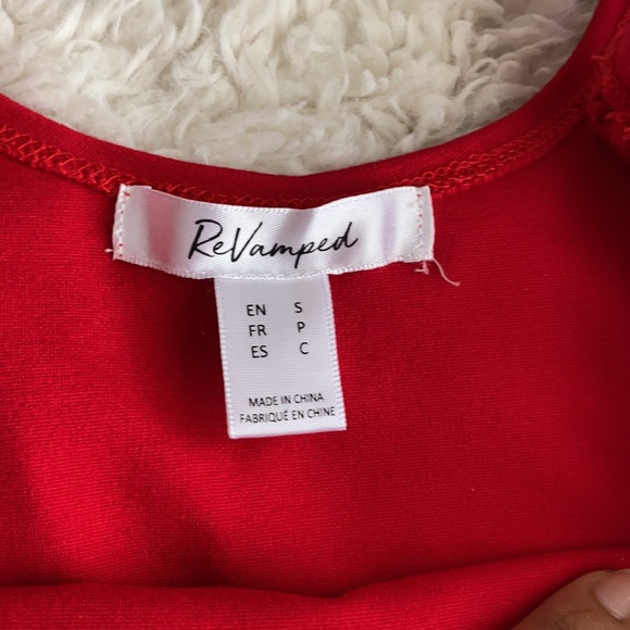 Red midi bodycon dress - Picture 2 of 2